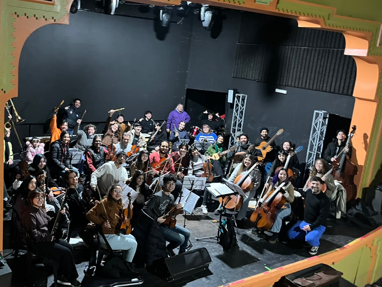 ensayos para nuestro concierto en Auditorio Oeste
