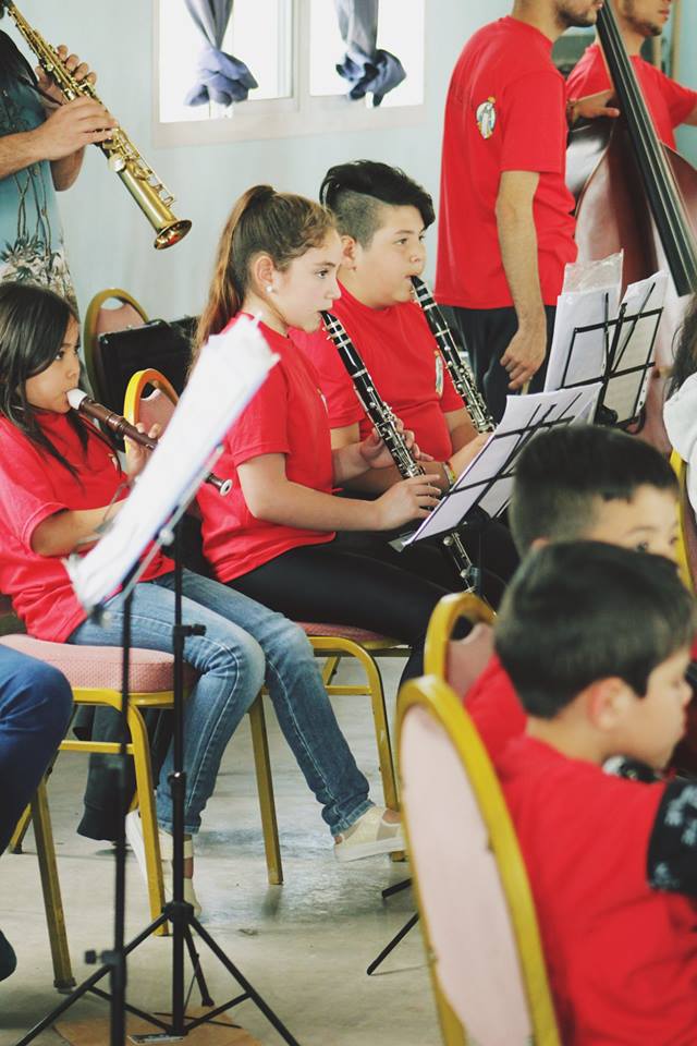 la concentración en el sonido de nuestros clarinetistas